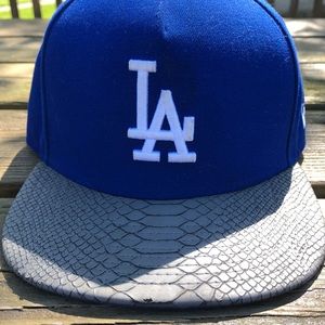 LA Dodgers snakeskin detailed New Era SnapBack